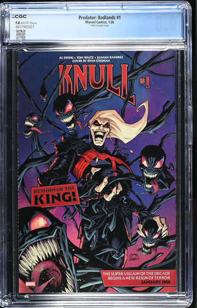 PREDATOR BADLANDS #1 CGC 9.8 CAFU FIRST PRINT VARIANT COVER-C MOVIE PREQUEL