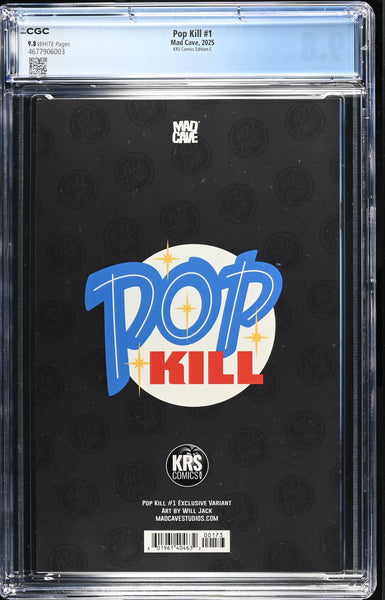 POP KILL #1 CGC 9.8 WILL JACK HALLOWEEN EXCL "SEXY MUMMY" VARIANT-A