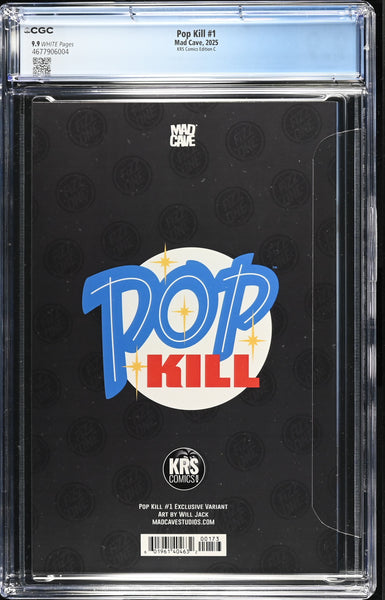 POP KILL #1 CGC 9.9 WILL JACK HALLOWEEN EXCL "SEXY MUMMY" VARIANT-A NOT 9.8