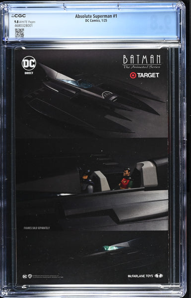 ABSOLUTE SUPERMAN #1 CGC 9.8 RAFA SANDOVAL 1st PRINT COVER-A VARIANT BATMAN