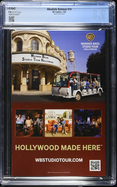 ABSOLUTE BATMAN #14 CGC 9.8 DERRICK CHEW 1st PRINT HARLEY QUINN VARIANT COVER-F