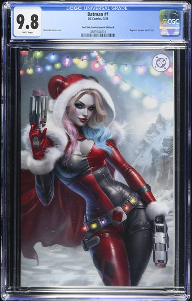 BATMAN (NEW 52) #1 CGC 9.8 NATALI SANDERS CHRISTMAS HARLEY QUINN EXCL VARIANT