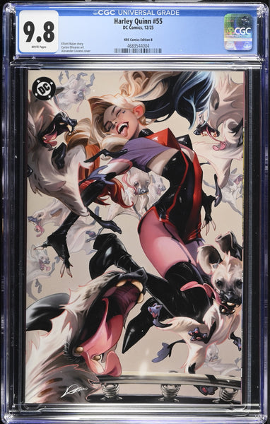 HARLEY QUINN #55 CGC 9.8 ALEXANDER LOZANO EXCL VIRGIN VARIANT-B