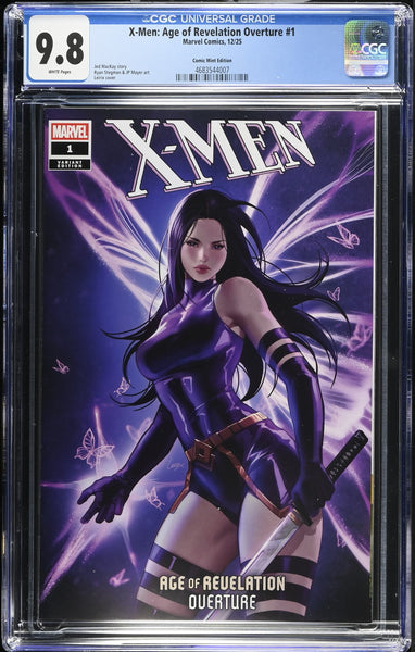 X-MEN AGE OF REVELATION OVERTURE #1 CGC 9.8 LEIRIX LI NYCC 2025 EXCL PSYLOCKE VARIANT