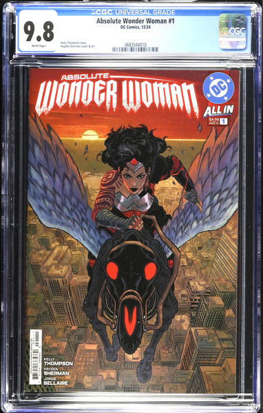 ABSOLUTE WONDER WOMAN #1 CGC 9.8 FIRST PRINT HAYDEN SHERMAN COVER-A VARIANT