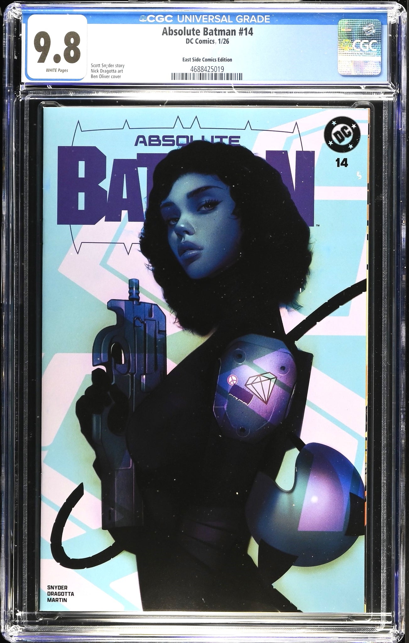 ABSOLUTE BATMAN #14 CGC 9.8 BEN OLIVER EXCL CATWOMAN VARIANT LTD