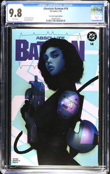 ABSOLUTE BATMAN #14 CGC 9.8 BEN OLIVER EXCL CATWOMAN VARIANT LTD TO 800 HARLEY QUINN