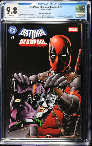 BATMAN / DEADPOOL #1 CGC 9.8 BRIAN BOLLAND TRADE DRESS KILLING JOKE VARIANT JOKER