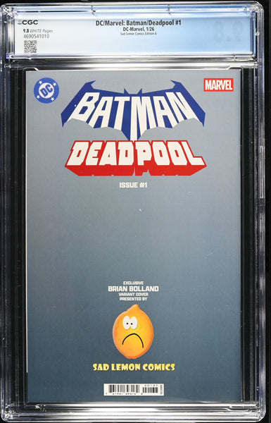 BATMAN / DEADPOOL #1 CGC 9.8 BRIAN BOLLAND TRADE DRESS KILLING JOKE VARIANT JOKER