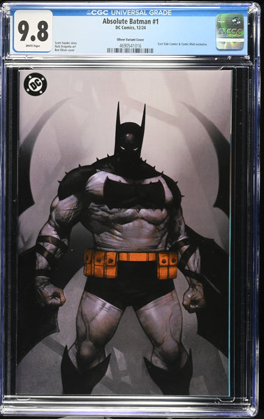 ABSOLUTE BATMAN #1 CGC 9.8 BEN OLIVER MEGACON 2025 EXCL "GREY VIRGIN" (2nd PRINT) VARIANT