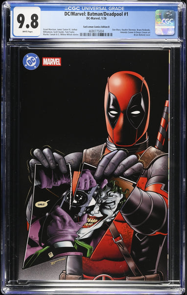 BATMAN / DEADPOOL #1 CGC 9.8 BRIAN BOLLAND KILLING JOKE VIRGIN VARIANT JOKER