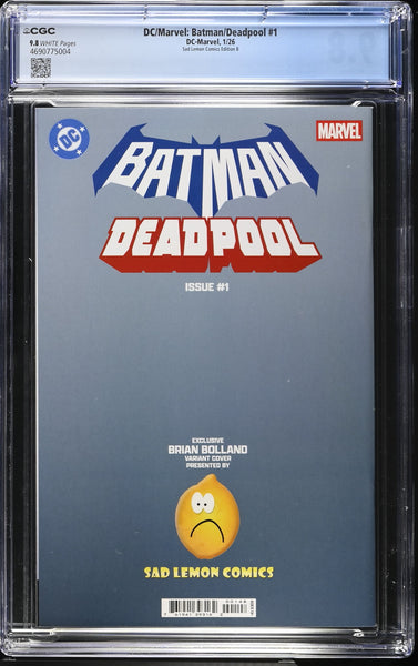 BATMAN / DEADPOOL #1 CGC 9.8 BRIAN BOLLAND KILLING JOKE VIRGIN VARIANT JOKER