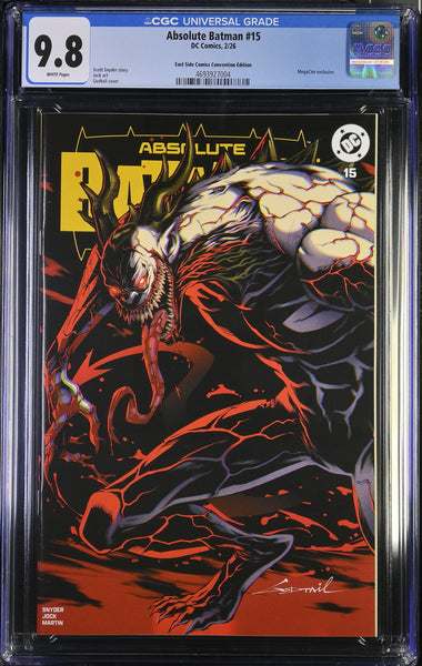 ABSOLUTE BATMAN #15 CGC 9.8 GODTAIL MEGACON 2026 EXCL FIRST PRINT MIDNIGHT GOLD VARIANT
