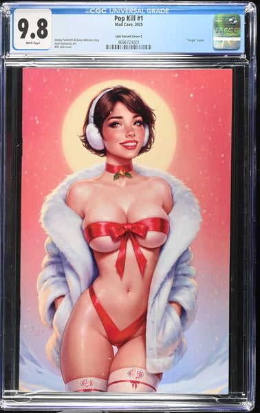 POP KILL #1 CGC 9.8 WILL JACK SEASONAL EXCL CHRISTMAS "SEXY RIBBON" VARIANT-A