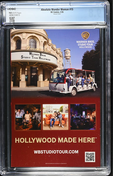 ABSOLUTE WONDER WOMAN #15 CGC 9.8 KYUYONG EOM 1st PRINT COVER-B VARIANT BATMAN