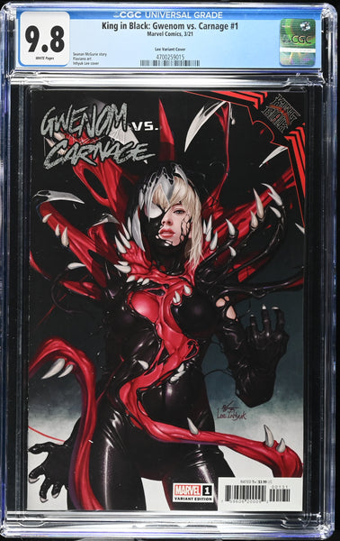 KING IN BLACK GWENOM VS CARNAGE 1 CGC 9.8 INHYUK LEE 1:25 VARIANT
