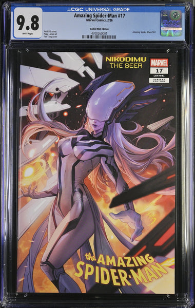 AMAZING SPIDER-MAN #17 CGC 9.8 FAN YANG EXCL VARIANT 2025 FIRST APPEARANCE THE SEER