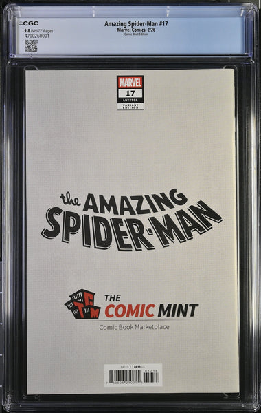 AMAZING SPIDER-MAN #17 CGC 9.8 FAN YANG EXCL VARIANT 2025 FIRST APPEARANCE THE SEER