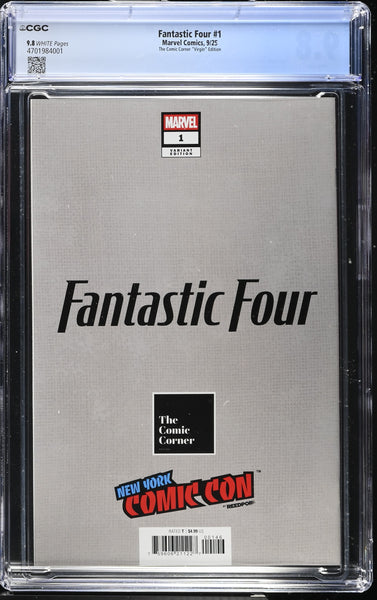 FANTASTIC FOUR #1 CGC 9.8 GABRIELE DELL OTTO NYCC 2025 EXCL DR. DOOM "VIRGIN" VARIANT
