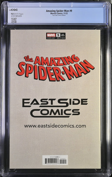 AMAZING SPIDER-MAN #9 CGC 9.8 JUNGGEUN YOON EXCL HOMAGE VARIANT LIMITED TO 600