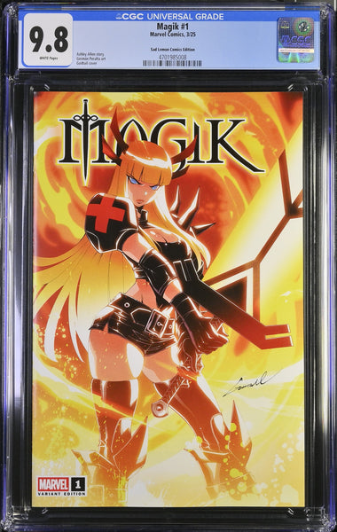 MAGIK #1 CGC 9.8 GODTAIL EXCLUSIVE VARIANT LTD TO 1000 W/ COA WOLVERINE