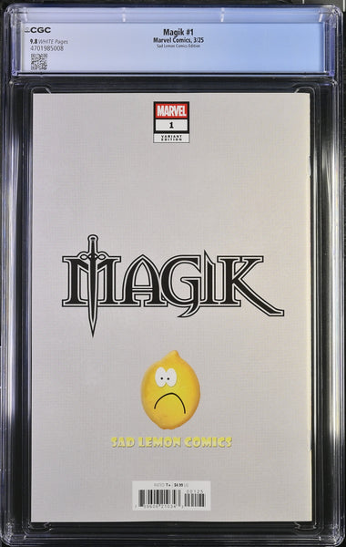 MAGIK #1 CGC 9.8 GODTAIL EXCLUSIVE VARIANT LTD TO 1000 W/ COA WOLVERINE