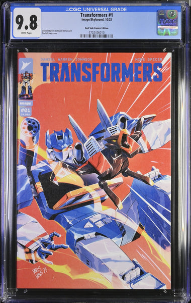 TRANSFORMERS #1 CGC 9.8 DARLSDRAWS EXCL SOUNDWAVE VARIANT LIMITED TO 300