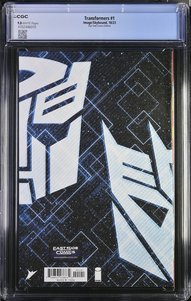 TRANSFORMERS #1 CGC 9.8 DARLSDRAWS EXCL SOUNDWAVE VARIANT LIMITED TO 300