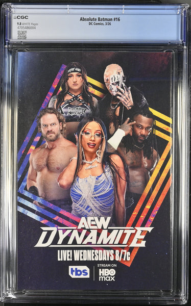 ABSOLUTE BATMAN #16 CGC 9.8 DRAGOTTA FIRST PRINT COVER-A VARIANT SCOTT SNYDER WONDER WOMAN
