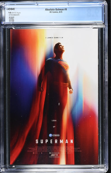 ABSOLUTE BATMAN #9 CGC 9.8 NICK DRAGOTTA FIRST PRINT COVER-A VARIANT BANE