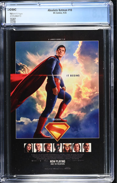 ABSOLUTE BATMAN #10 CGC 9.8 NICK DRAGOTTA FIRST PRINT COVER-A VARIANT BANE