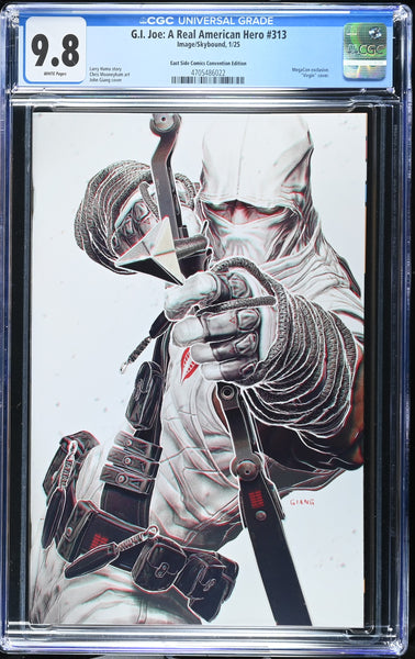 G.I. JOE #313 CGC 9.8 MEGACON 2025 EXCL JOHN GIANG STORM SHADOW "NEGATIVE" VARIANT