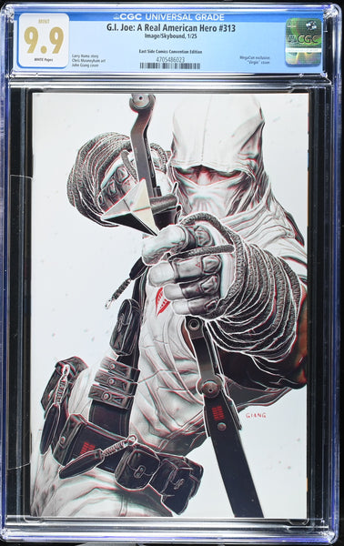 G.I. JOE #313 CGC 9.9 MEGACON 2025 EXCL JOHN GIANG STORM SHADOW "NEGATIVE" VARIANT NOT 9.8