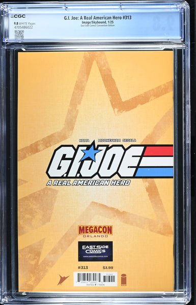 G.I. JOE #313 CGC 9.8 MEGACON 2025 EXCL JOHN GIANG STORM SHADOW "NEGATIVE" VARIANT