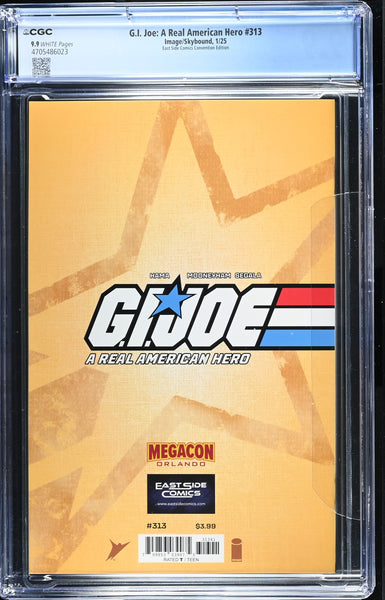 G.I. JOE #313 CGC 9.9 MEGACON 2025 EXCL JOHN GIANG STORM SHADOW "NEGATIVE" VARIANT NOT 9.8