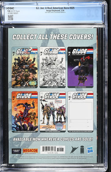 G.I. JOE #325 CGC 9.8 JOHN GIANG MEGACON 2026 EXCL SNAKE-EYES & STORM SHADOW VARIANT OPTIONS