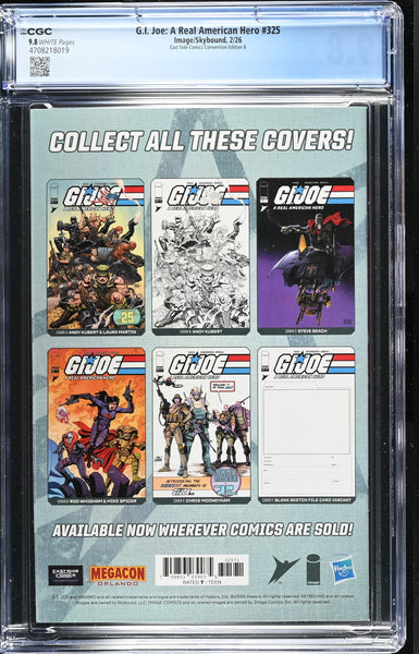 G.I. JOE #325 CGC 9.8 JOHN GIANG MEGACON 2026 EXCL SNAKE-EYES & STORM SHADOW VARIANT OPTIONS
