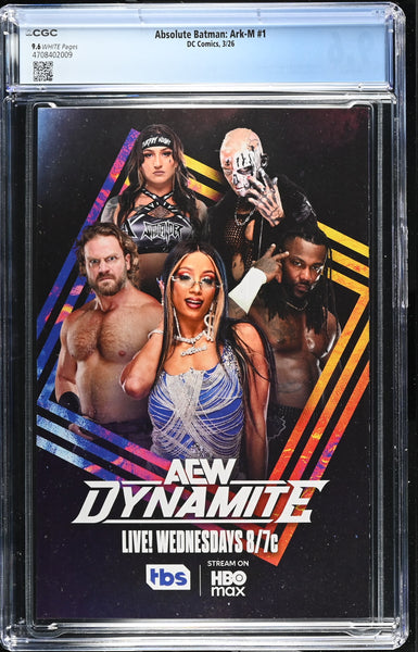 ABSOLUTE BATMAN ARK M #1 CGC 9.6 HIXSON FIRST PRINT COVER-A VARIANT DEATHSTROKE