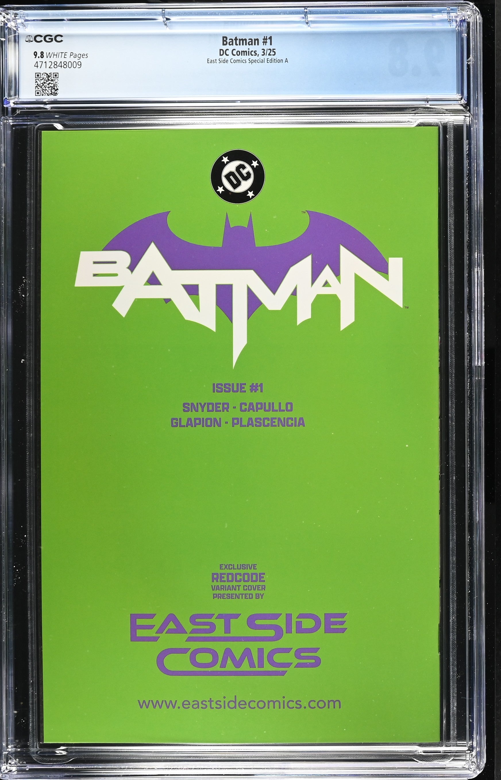 BATMAN (NEW 52) #1 CGC 9.8 REDCODE EXCL AKIRA JOKER HOMAGE VARIANT