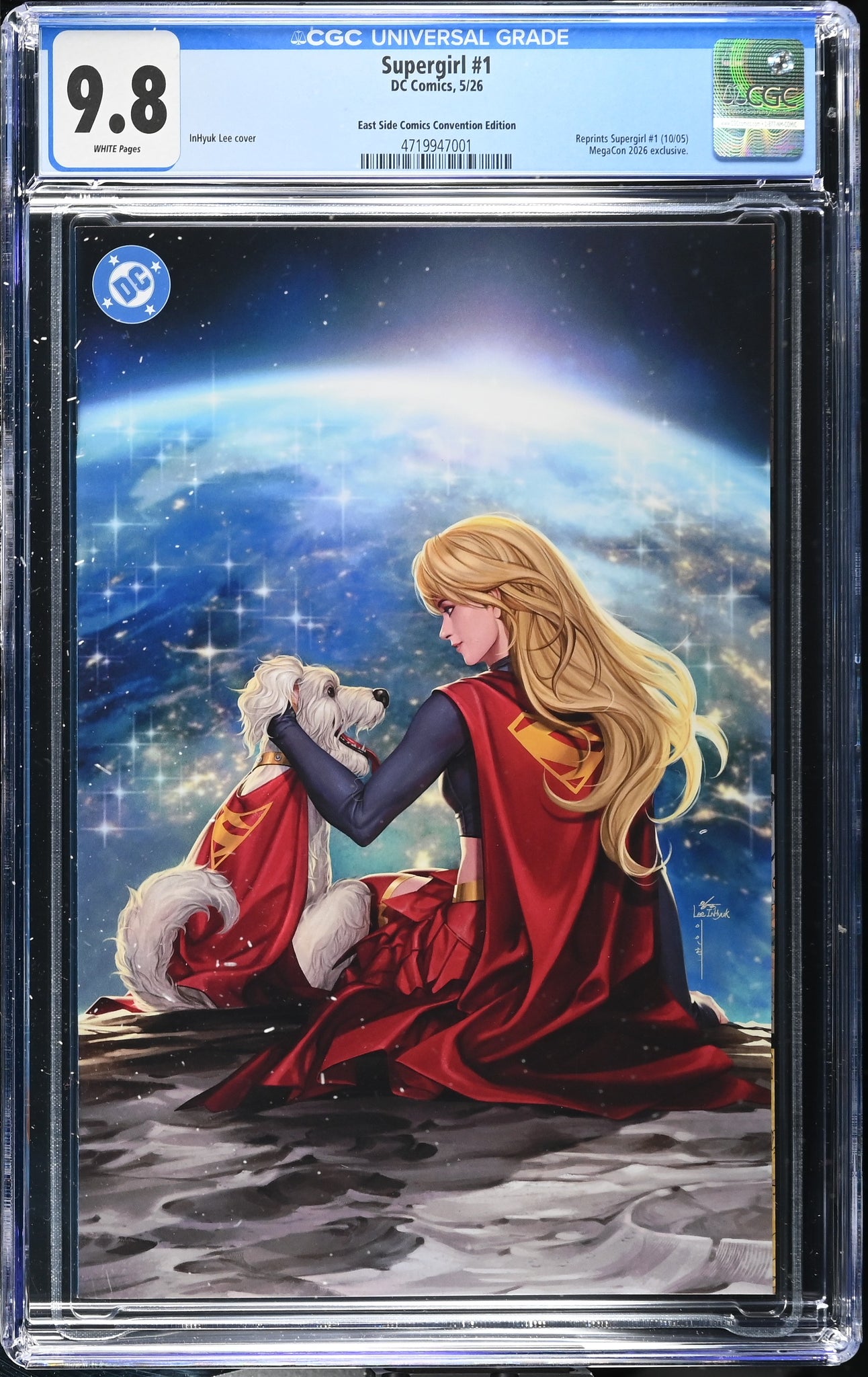 SUPERGIRL #1 CGC 9.8 INHYUK LEE MEGACON 2026 EXCL MOVIE POSTER