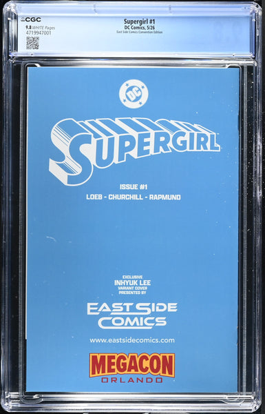 SUPERGIRL #1 CGC 9.8 INHYUK LEE MEGACON 2026 EXCL MOVIE POSTER VIRGIN VARIANT LTD 450
