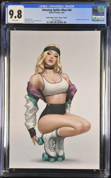 AMAZING SPIDER-MAN #40 CGC 9.8 JEEHYUNG LEE TRADE & VIRGIN VARIANT OPTIONS