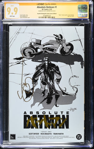 ABSOLUTE BATMAN #1 CGC 9.8 FERNANDEZ EXCL 