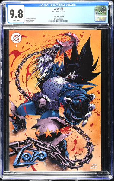LOBO #1 CGC 9.8 GODTAIL EXCLUSIVE VARIANT LTD TO 800 SUPERGIRL 2026