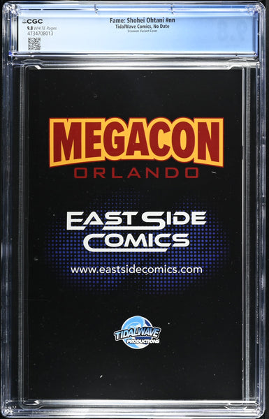 FAME: SHOHEI OHTANI #1 CGC 9.8 MEGACON 2026 EXCL CARDSTOCK VARIANT LTD 99 COPIES NUMBERED TOPPS