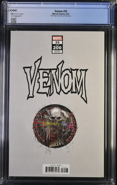 VENOM #200 (#35) CGC 9.8 CLAYTON CRAIN BLACK FLAG COMICS ROAD TOUR VIRGIN VARIANT-F