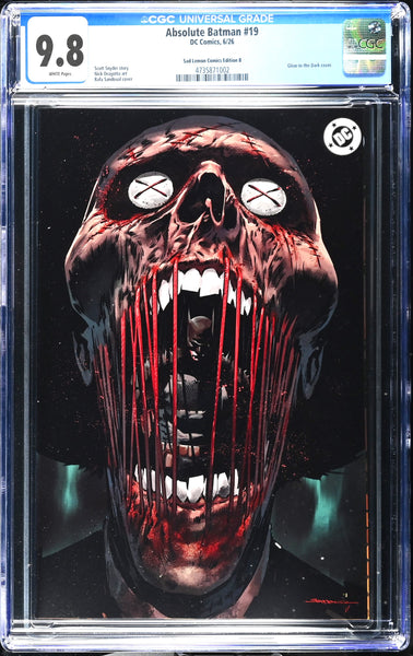 ABSOLUTE BATMAN #19 CGC 9.8 RAFA SANDOVAL EXCL GITD VIRGIN VARIANT-B FIRST SCARECROW