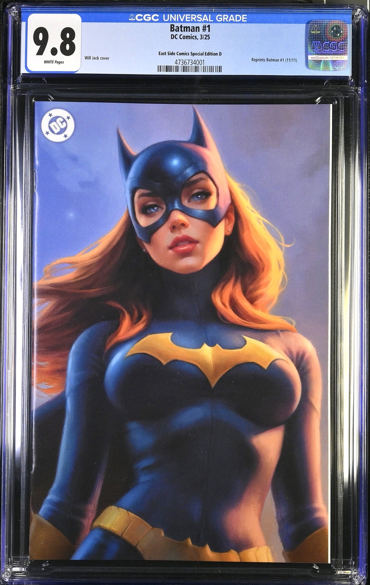 BATMAN (NEW 52) #1 CGC 9.8 WILL JACK EXCL BATGIRL 
