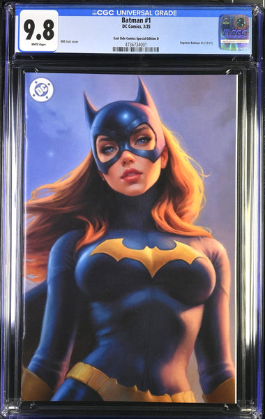 BATMAN (NEW 52) #1 CGC 9.8 WILL JACK EXCL BATGIRL "ZOOMED IN" VIRGIN VARIANT-A