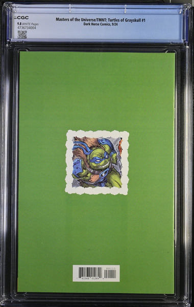 TURTLES OF GRAYSKULL #1 CGC 9.8 WILLIAMS COVER-A VARIANT TMNT MASTERS THE UNIVERSE